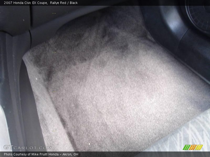 Rallye Red / Black 2007 Honda Civic EX Coupe