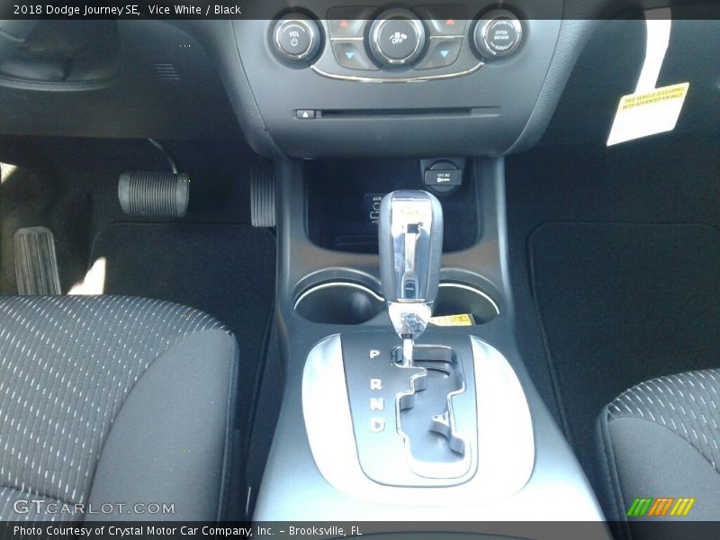 Vice White / Black 2018 Dodge Journey SE