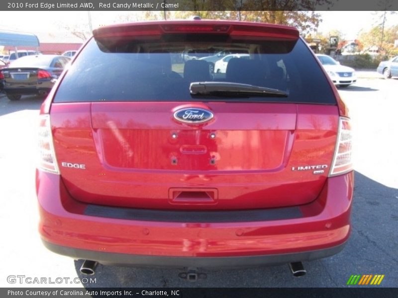 Red Candy Metallic / Camel 2010 Ford Edge Limited AWD