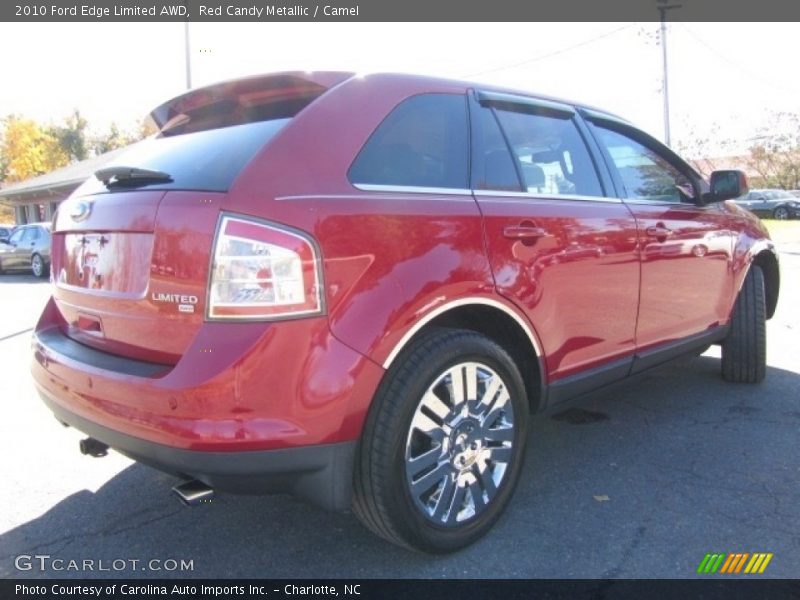 Red Candy Metallic / Camel 2010 Ford Edge Limited AWD