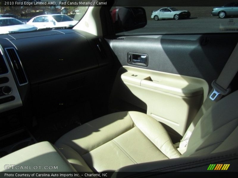 Red Candy Metallic / Camel 2010 Ford Edge Limited AWD
