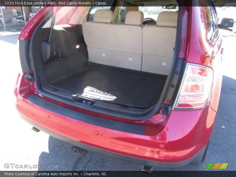 Red Candy Metallic / Camel 2010 Ford Edge Limited AWD