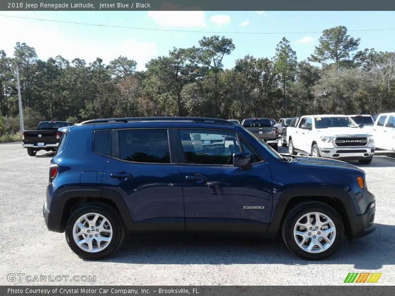 Jetset Blue / Black 2018 Jeep Renegade Latitude