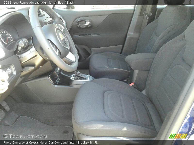 Jetset Blue / Black 2018 Jeep Renegade Latitude