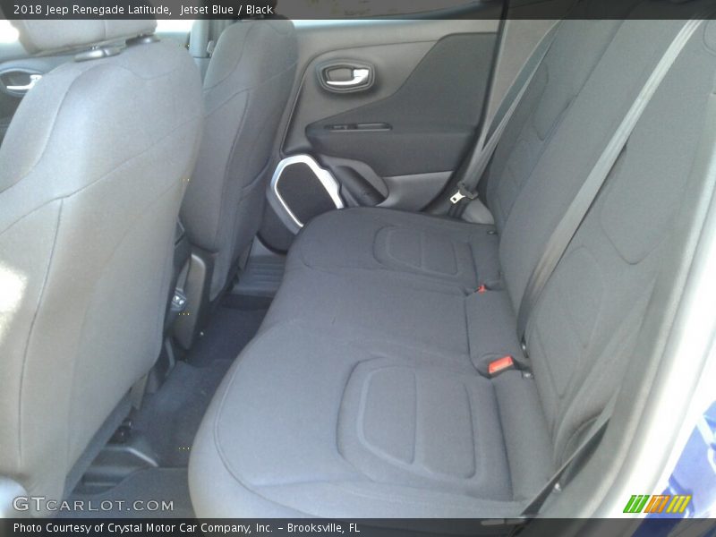 Jetset Blue / Black 2018 Jeep Renegade Latitude