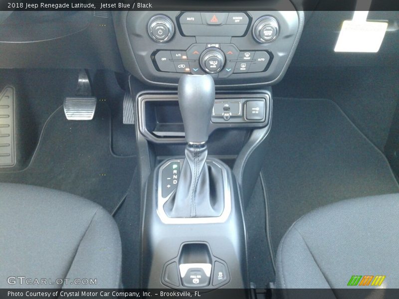 Jetset Blue / Black 2018 Jeep Renegade Latitude