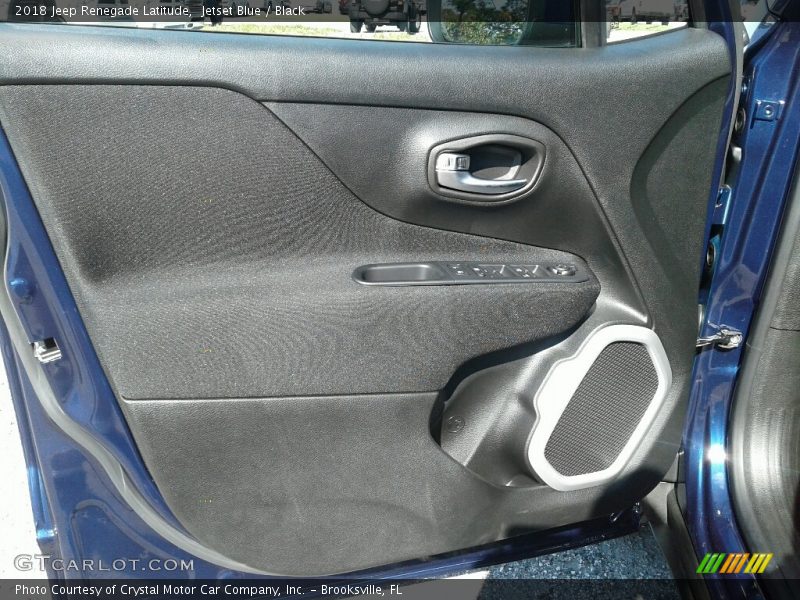 Jetset Blue / Black 2018 Jeep Renegade Latitude
