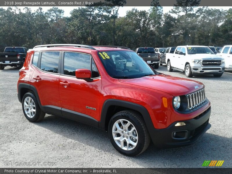 Colorado Red / Black 2018 Jeep Renegade Latitude
