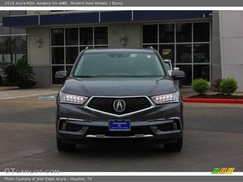 Modern Steel Metallic / Ebony 2019 Acura MDX Advance SH-AWD