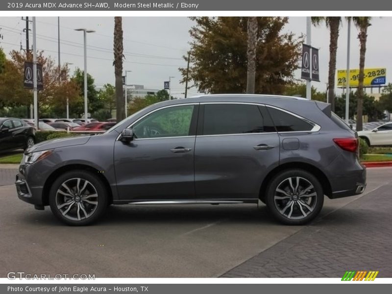 Modern Steel Metallic / Ebony 2019 Acura MDX Advance SH-AWD