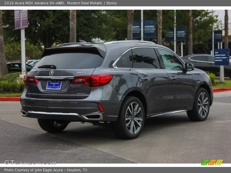 Modern Steel Metallic / Ebony 2019 Acura MDX Advance SH-AWD