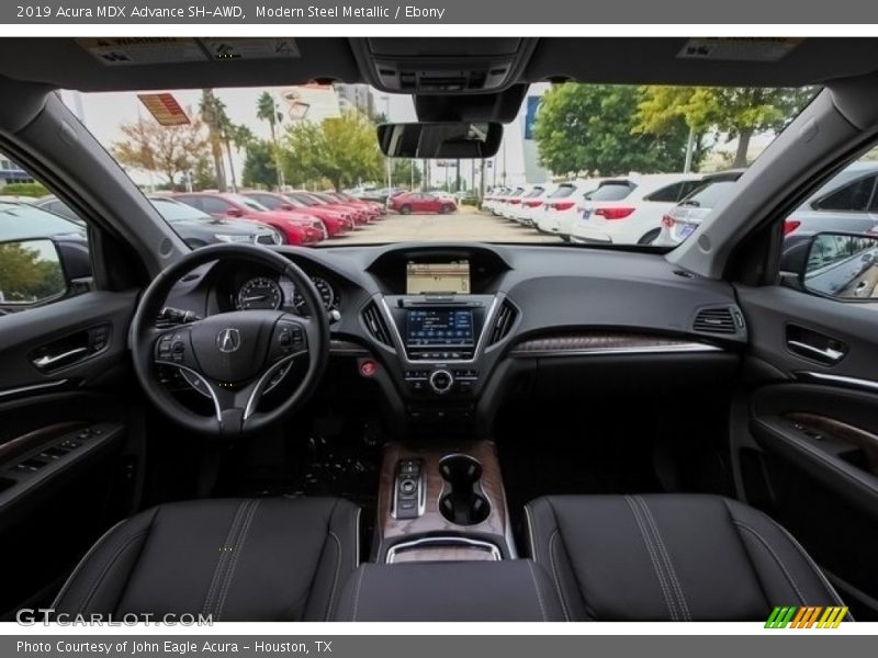 Modern Steel Metallic / Ebony 2019 Acura MDX Advance SH-AWD