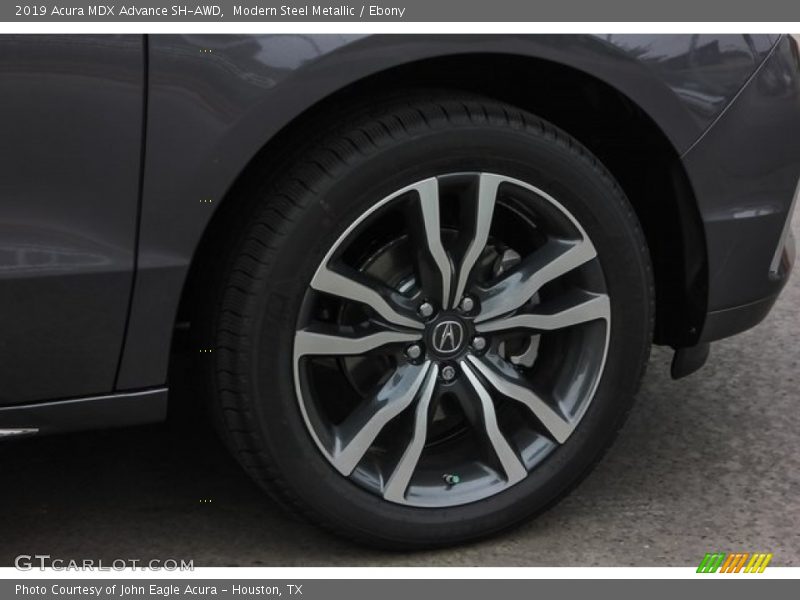 Modern Steel Metallic / Ebony 2019 Acura MDX Advance SH-AWD