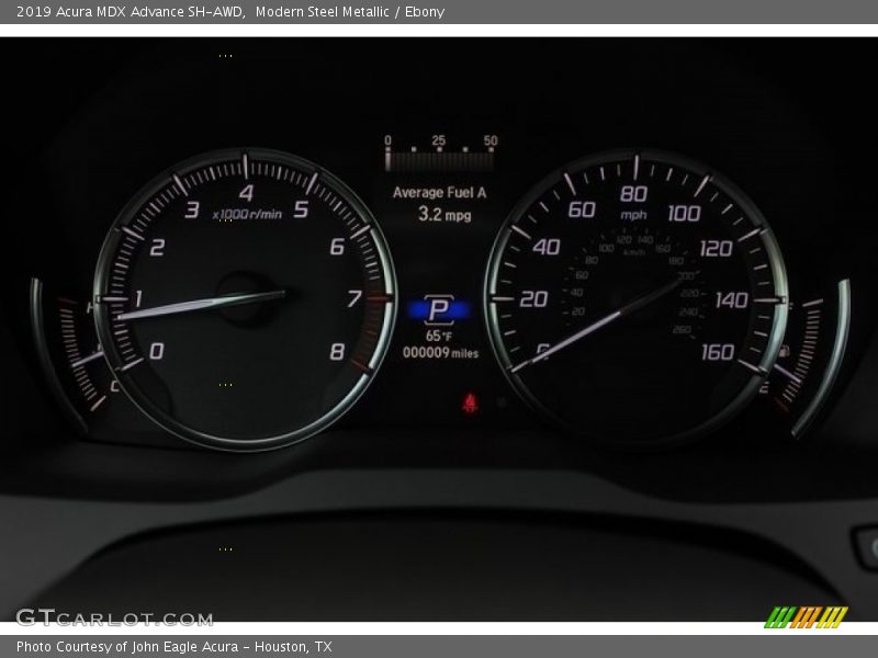 Modern Steel Metallic / Ebony 2019 Acura MDX Advance SH-AWD