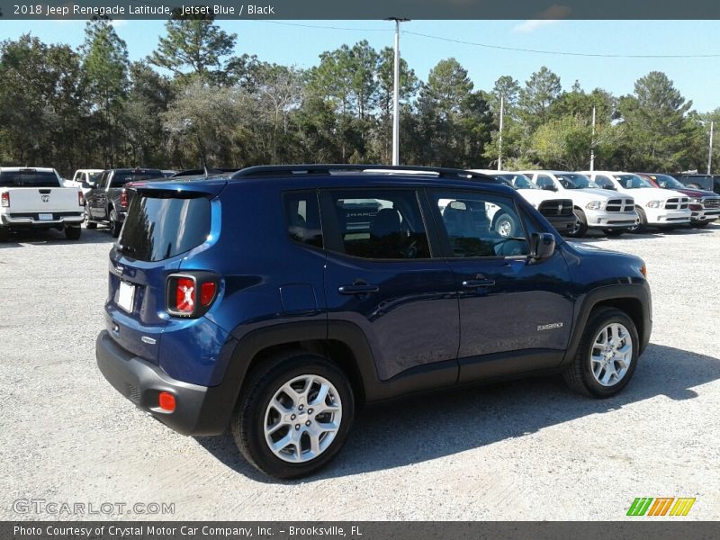 Jetset Blue / Black 2018 Jeep Renegade Latitude
