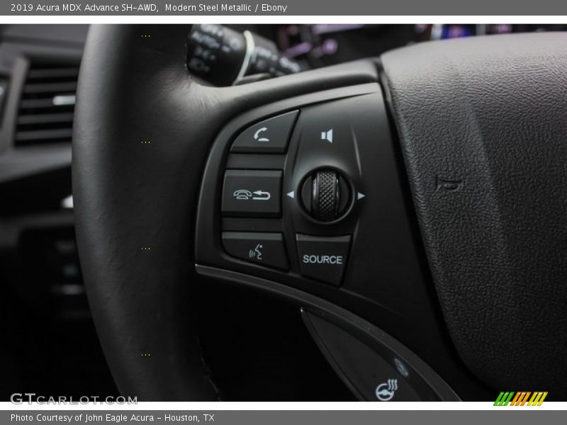 Modern Steel Metallic / Ebony 2019 Acura MDX Advance SH-AWD