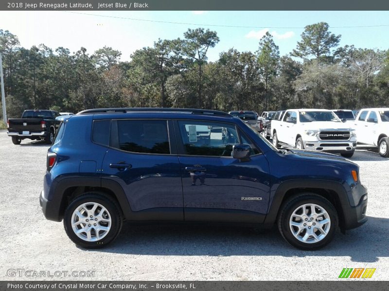 Jetset Blue / Black 2018 Jeep Renegade Latitude