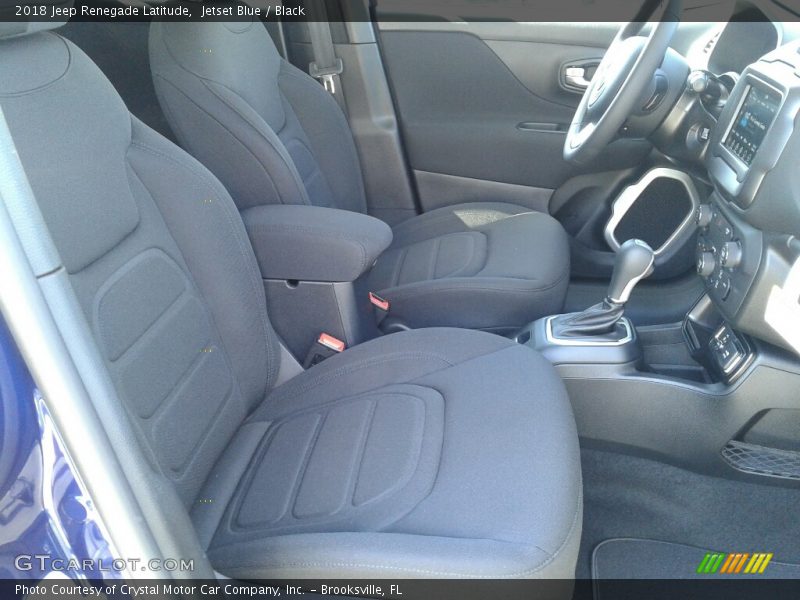 Jetset Blue / Black 2018 Jeep Renegade Latitude