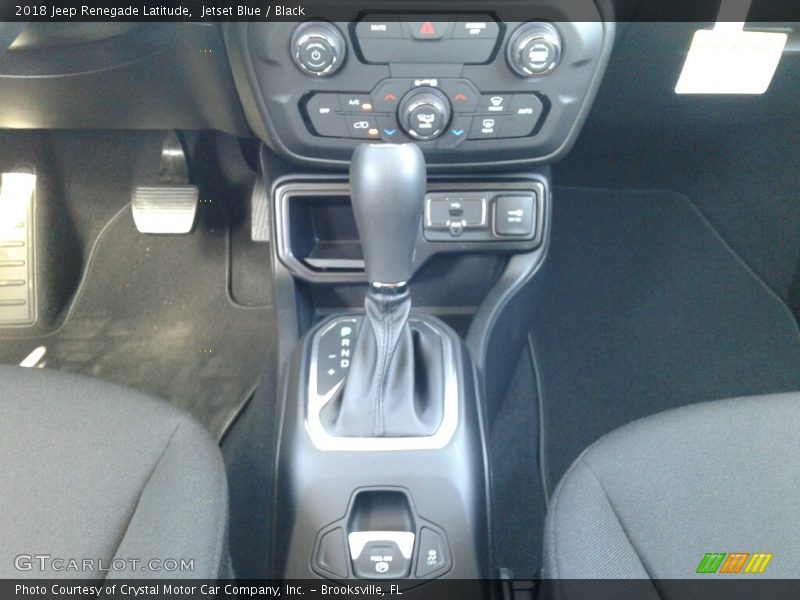 Jetset Blue / Black 2018 Jeep Renegade Latitude