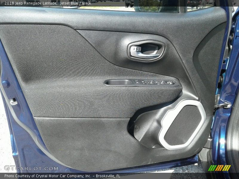 Jetset Blue / Black 2018 Jeep Renegade Latitude