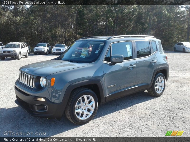 Anvil / Black 2018 Jeep Renegade Latitude