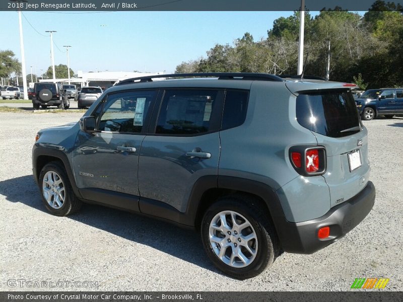 Anvil / Black 2018 Jeep Renegade Latitude
