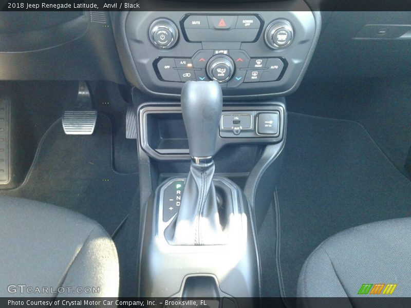 Anvil / Black 2018 Jeep Renegade Latitude