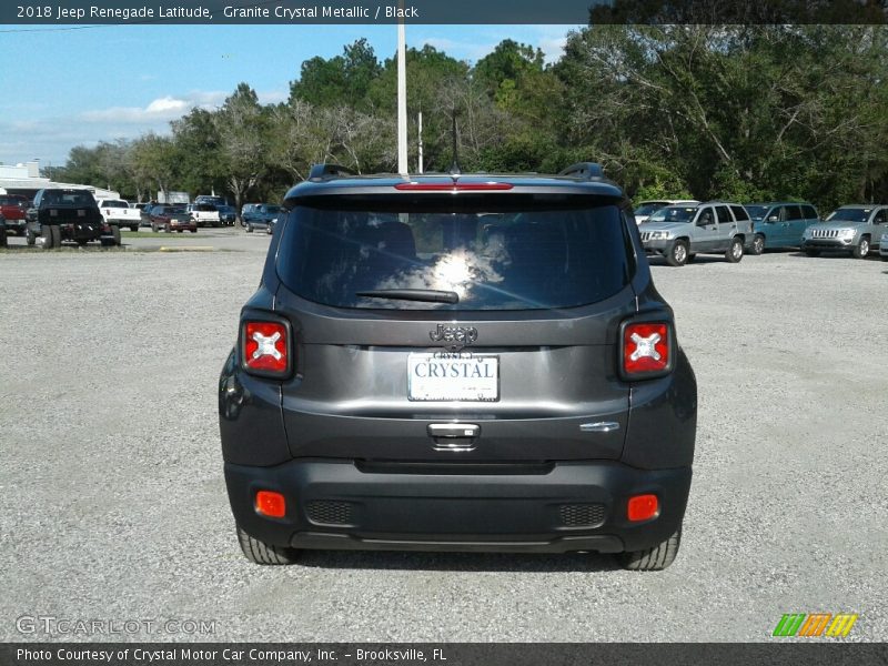 Granite Crystal Metallic / Black 2018 Jeep Renegade Latitude