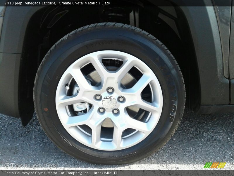 Granite Crystal Metallic / Black 2018 Jeep Renegade Latitude