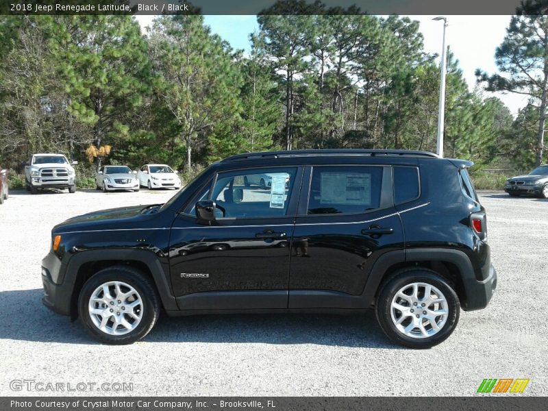 Black / Black 2018 Jeep Renegade Latitude