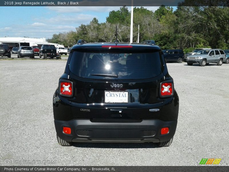 Black / Black 2018 Jeep Renegade Latitude