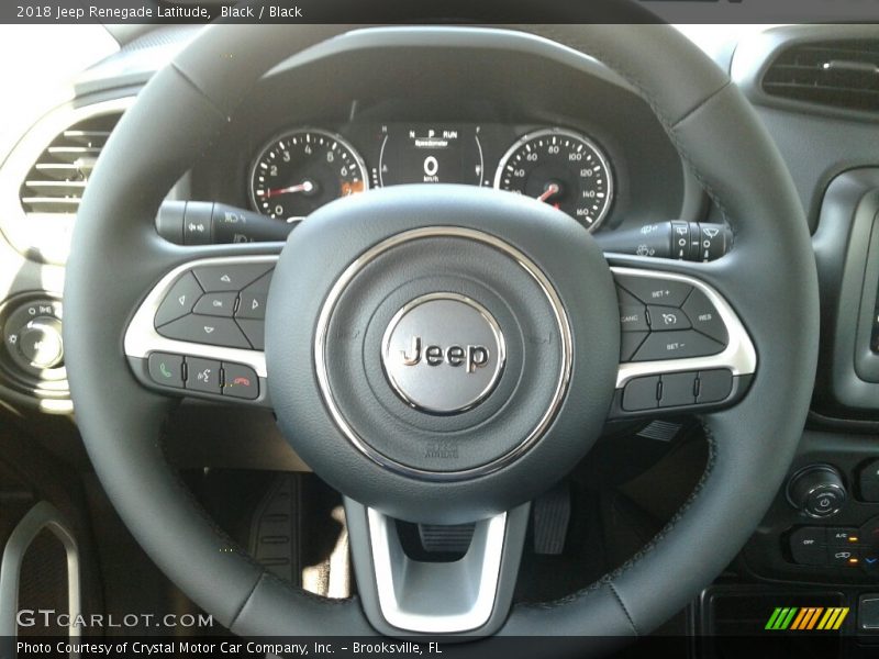 Black / Black 2018 Jeep Renegade Latitude