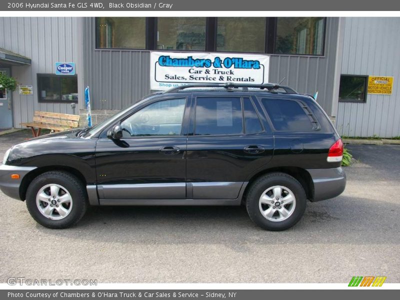 Black Obsidian / Gray 2006 Hyundai Santa Fe GLS 4WD