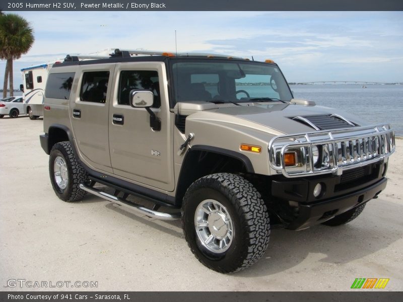 Pewter Metallic / Ebony Black 2005 Hummer H2 SUV