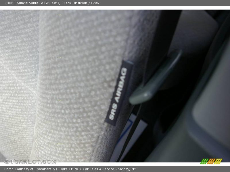 Black Obsidian / Gray 2006 Hyundai Santa Fe GLS 4WD
