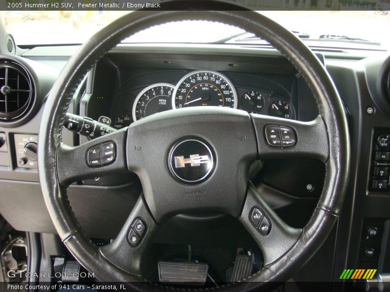 Pewter Metallic / Ebony Black 2005 Hummer H2 SUV