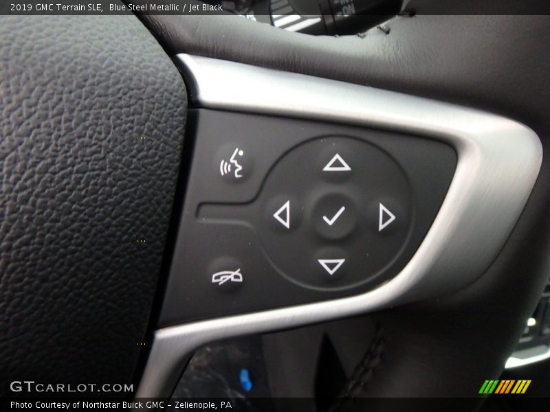 Blue Steel Metallic / Jet Black 2019 GMC Terrain SLE