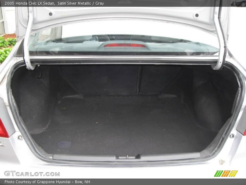 Satin Silver Metallic / Gray 2005 Honda Civic LX Sedan