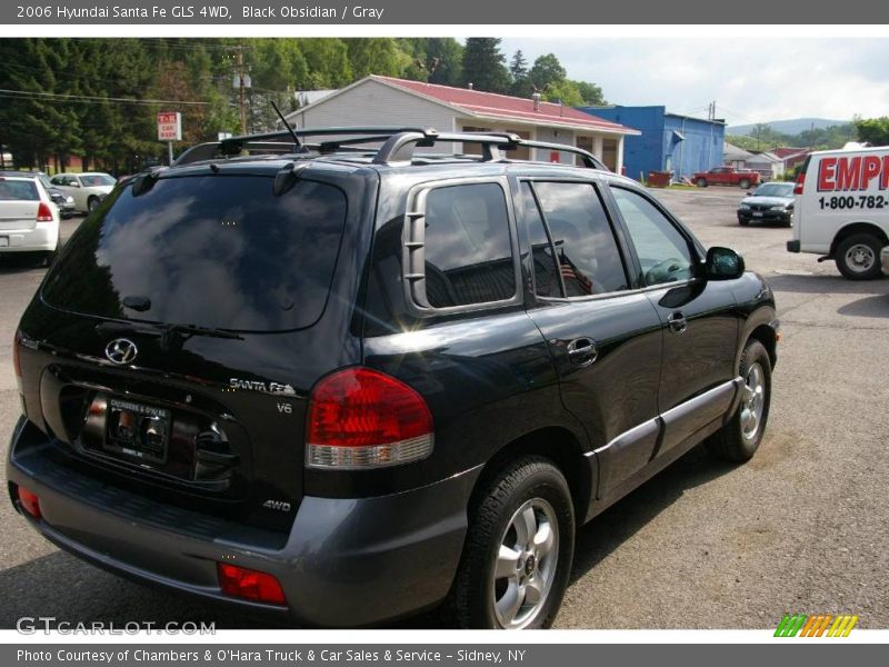 Black Obsidian / Gray 2006 Hyundai Santa Fe GLS 4WD