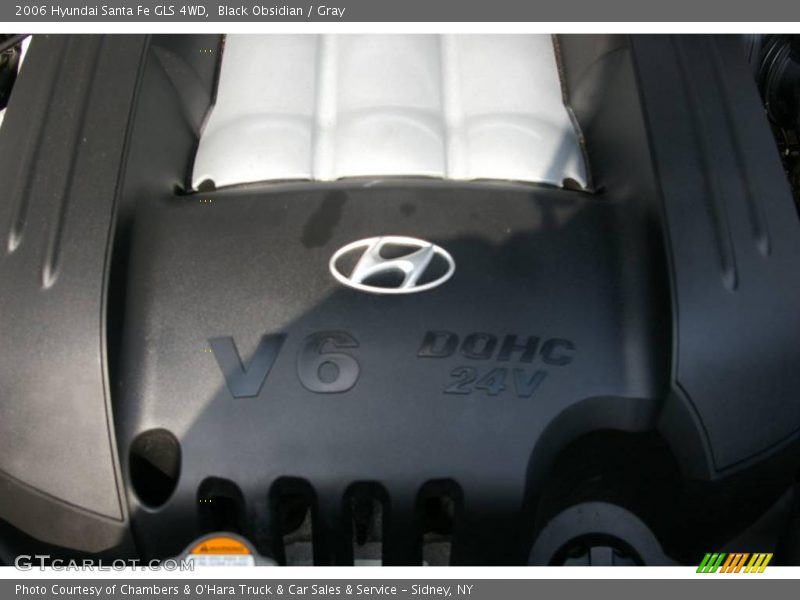 Black Obsidian / Gray 2006 Hyundai Santa Fe GLS 4WD