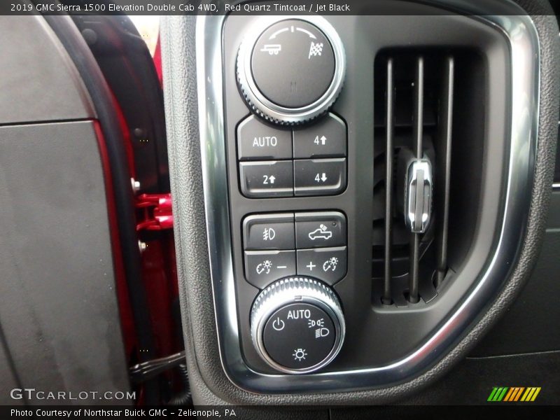 Controls of 2019 Sierra 1500 Elevation Double Cab 4WD