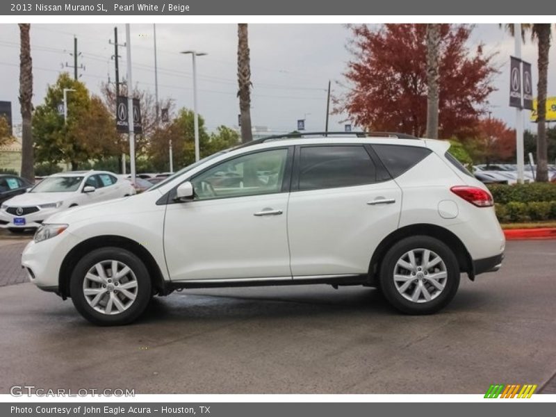 Pearl White / Beige 2013 Nissan Murano SL