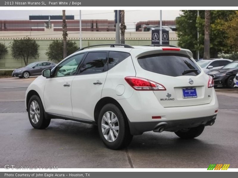 Pearl White / Beige 2013 Nissan Murano SL