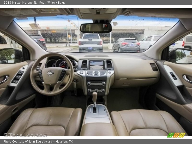 Pearl White / Beige 2013 Nissan Murano SL