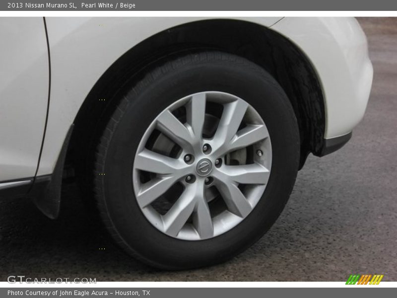 Pearl White / Beige 2013 Nissan Murano SL