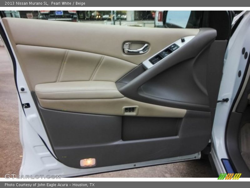 Pearl White / Beige 2013 Nissan Murano SL
