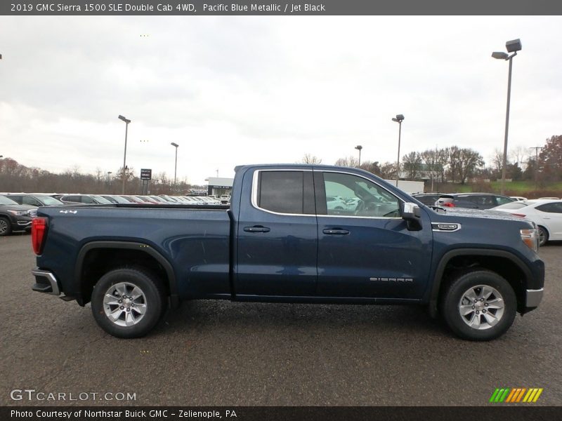  2019 Sierra 1500 SLE Double Cab 4WD Pacific Blue Metallic