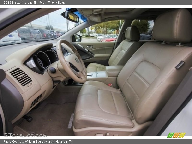 Pearl White / Beige 2013 Nissan Murano SL