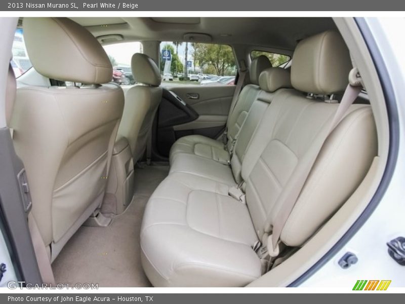 Pearl White / Beige 2013 Nissan Murano SL