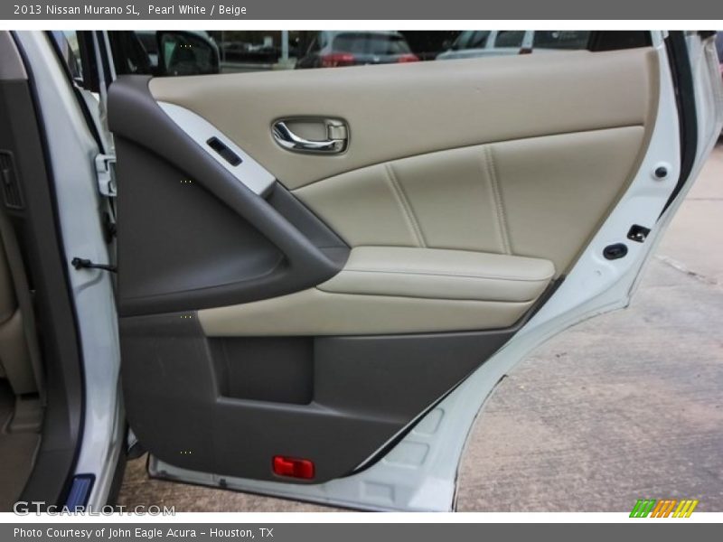Pearl White / Beige 2013 Nissan Murano SL